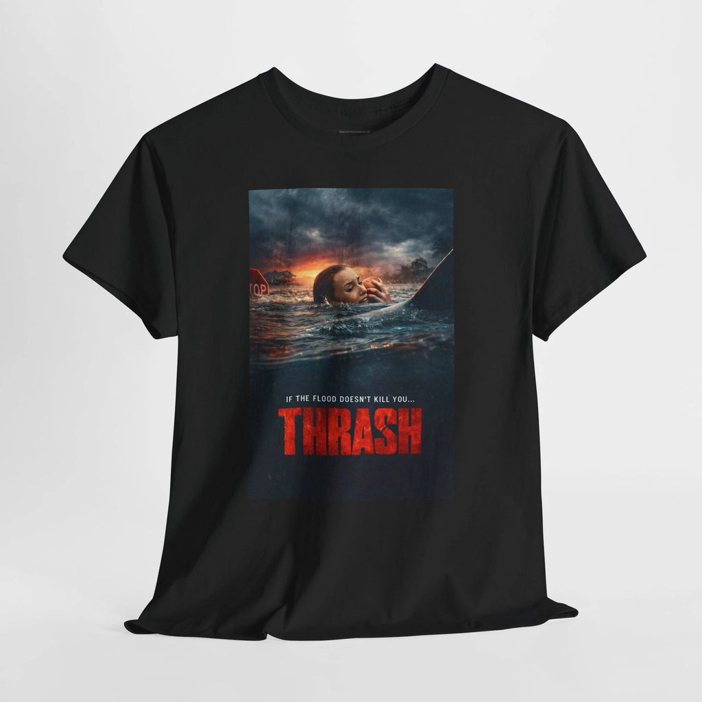 Thrash 2026 Retro Movie Poster Horror Unisex Graphic T-Shirt