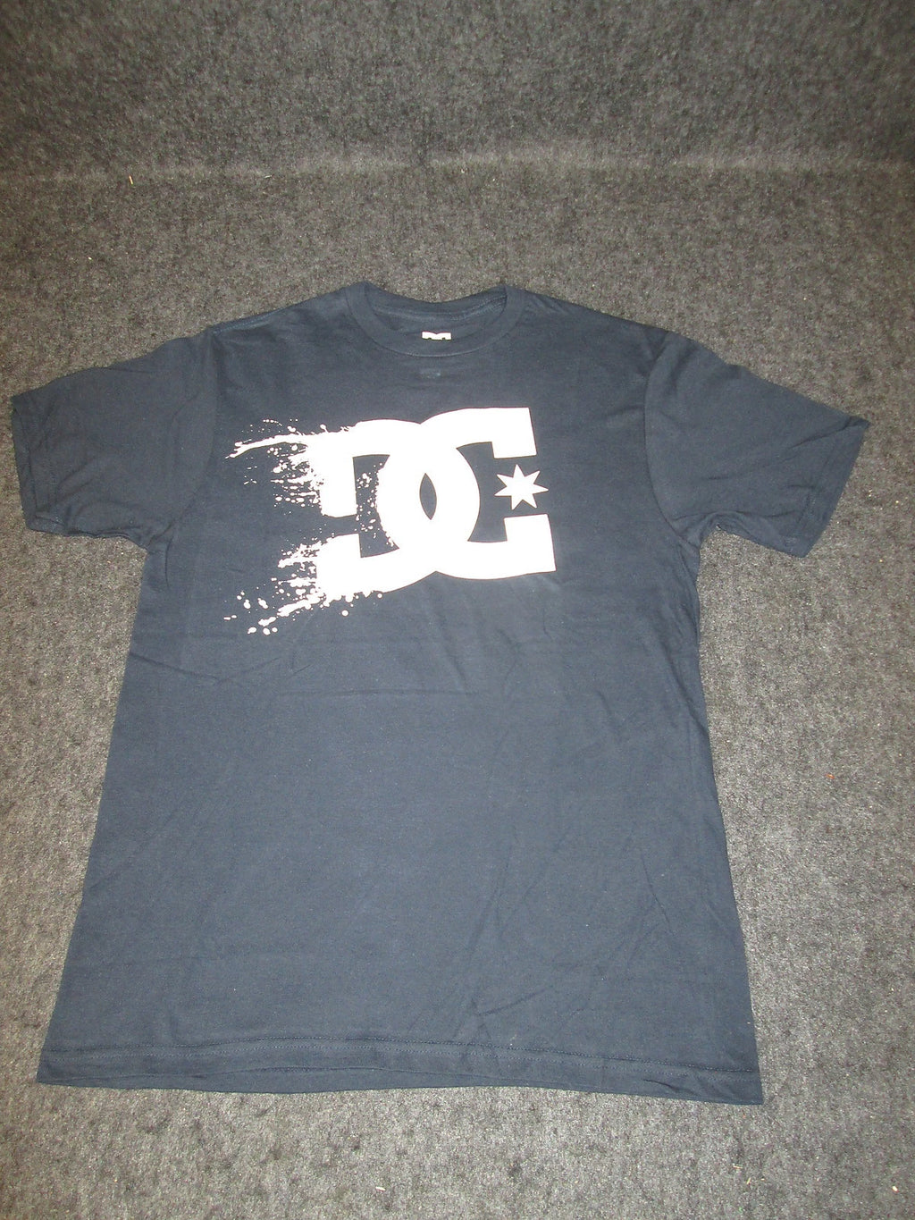 Mens Genuine DC Casual Fashion Skate BMX Tee T-Shirt S M L XL Dark Blue DC07