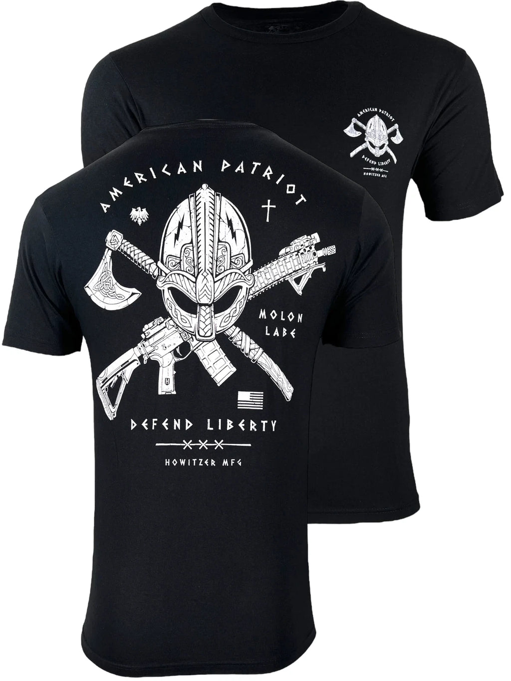 Howitzer Style Men's T-Shirt Heart Of Warrior Military Grunt MFG