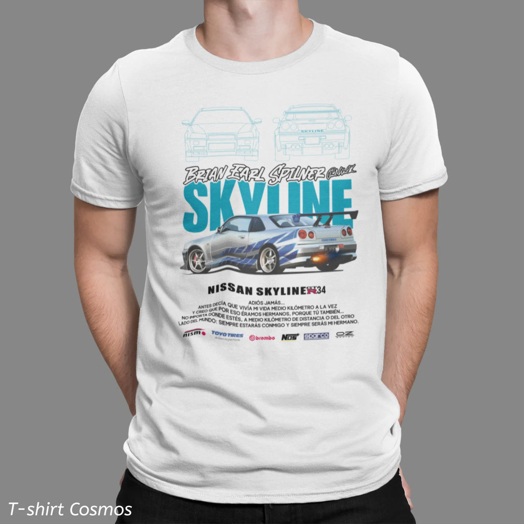 Retro Skyline Brian Earl spilner  Car T-shirt, classic car Dads gift, old school