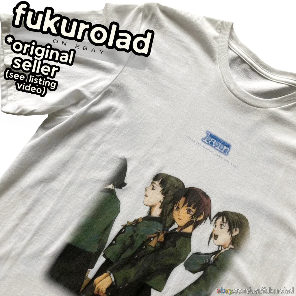 SERIAL EXPERIMENTS LAIN ANIME GILDAN COMFORT COLORS t-shirt high quality print