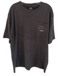 harley davidson shirt 2XL Gray Pocket Logo Minimalist Biker