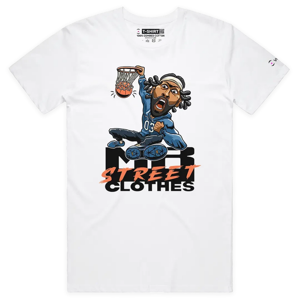 Davis Mr Street Clothes Sports Graphic Premium T-Shirt for Basketball Fans