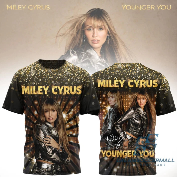 Miley.Cyrus Younger You 2026 Unisex 3D T-Shirt Full Sizes S-5XL
