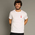 Men's Short Sleeve T-Shirt White, KING