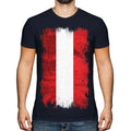 AUSTRIA GRUNGE FLAG MENS T-SHIRT TEE TOP ÖSTERREICH FOOTBALL AUSTRIAN GIFT SHIRT