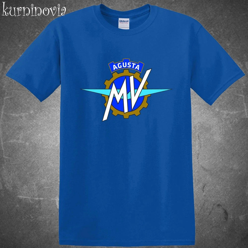 MV Agusta Motorcycle Men's Blue Size S to 5XL