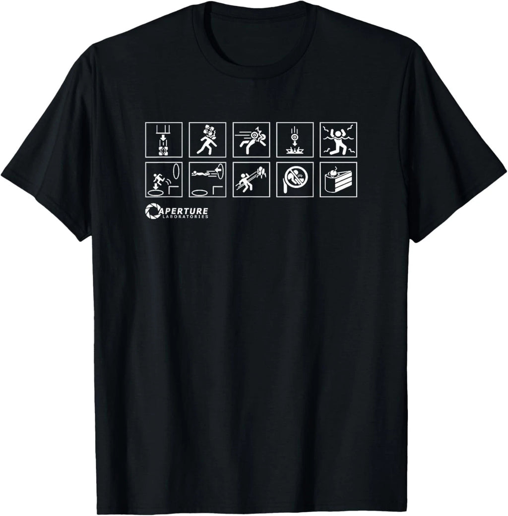 Aperture Labs Jump Into The Portal for Science Funny Gift Unisex T-Shirt
