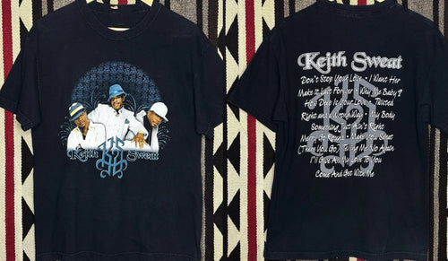2 Sides 90s Keith Sweat The Sweat Collection Rap T-Shirt S-5XL
