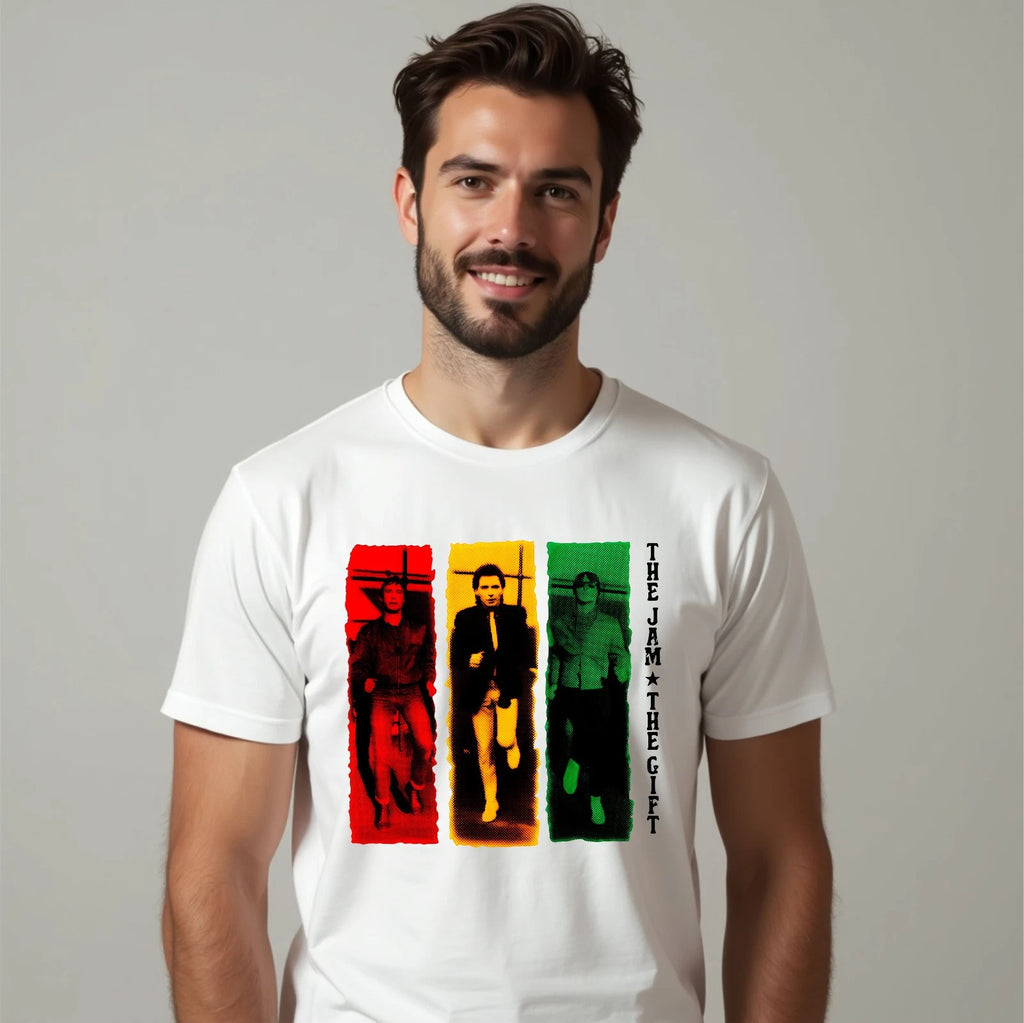 The Jam The Gift T-shirt Punk Rock Band Graphic Music Lover Top Men's Unisex Tee
