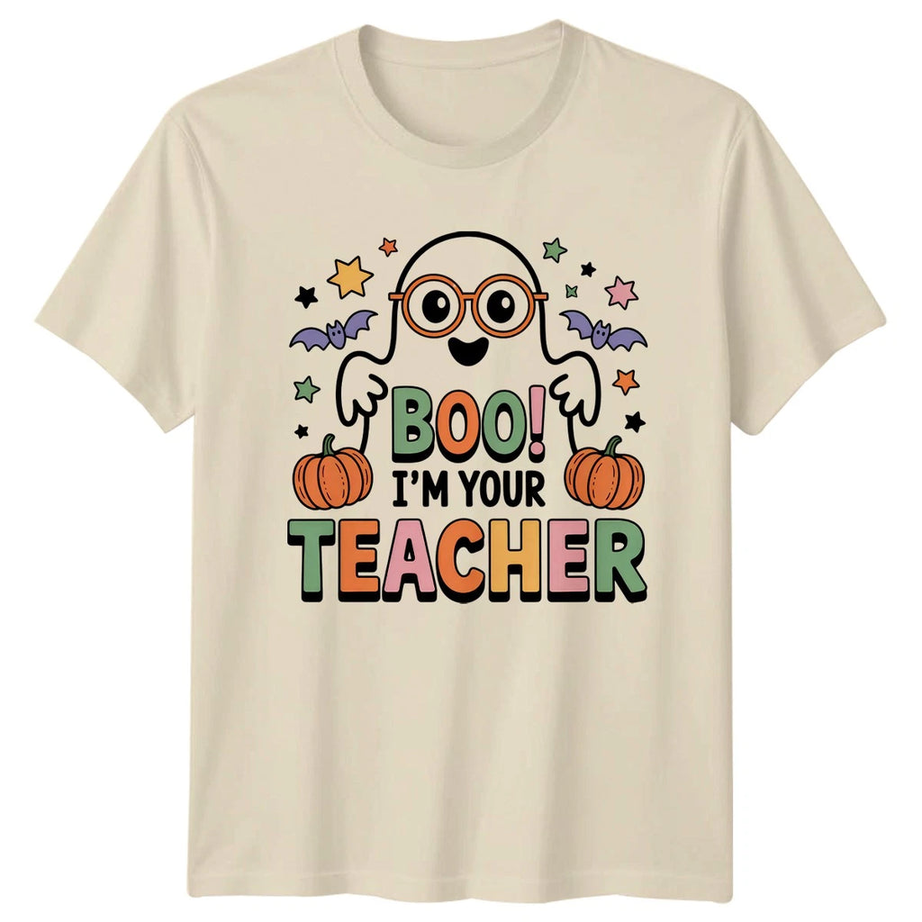 Boo Im Your Teacher Unisex T-Shirt Halloween Gift For Him And Her