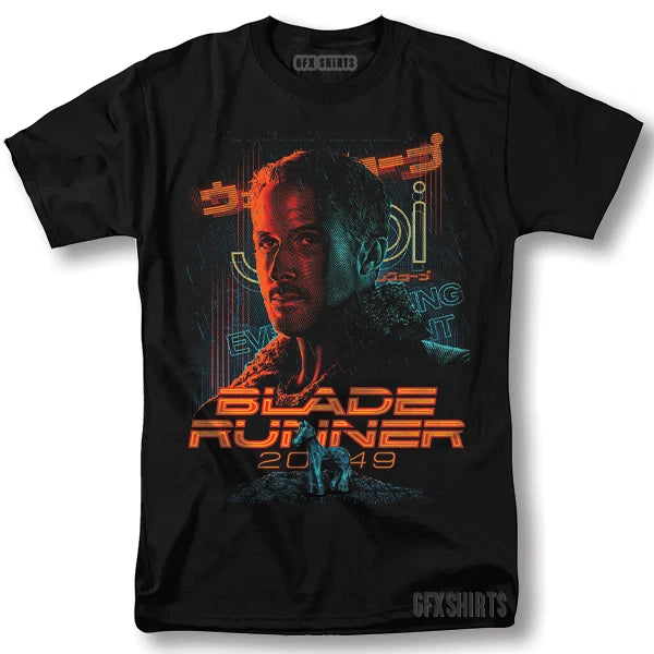 Blade Runner Shirt Classic Movie Poster Graphic Design T-Shirt