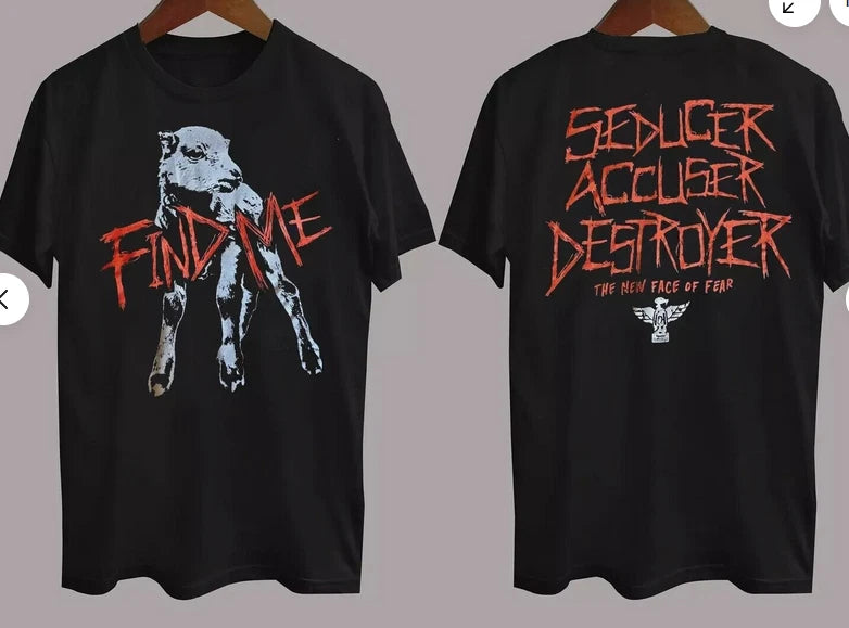 Vtg Bray Wyatt Find Me Shirt Cotton Black Full Size Men Women.