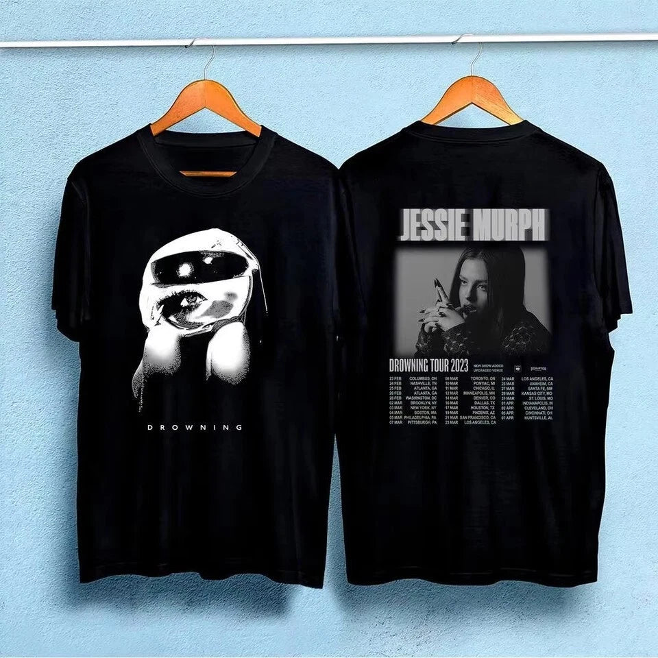 Jessie Murph Music Tour Black T-Shirt Cotton Full Size S-5XL