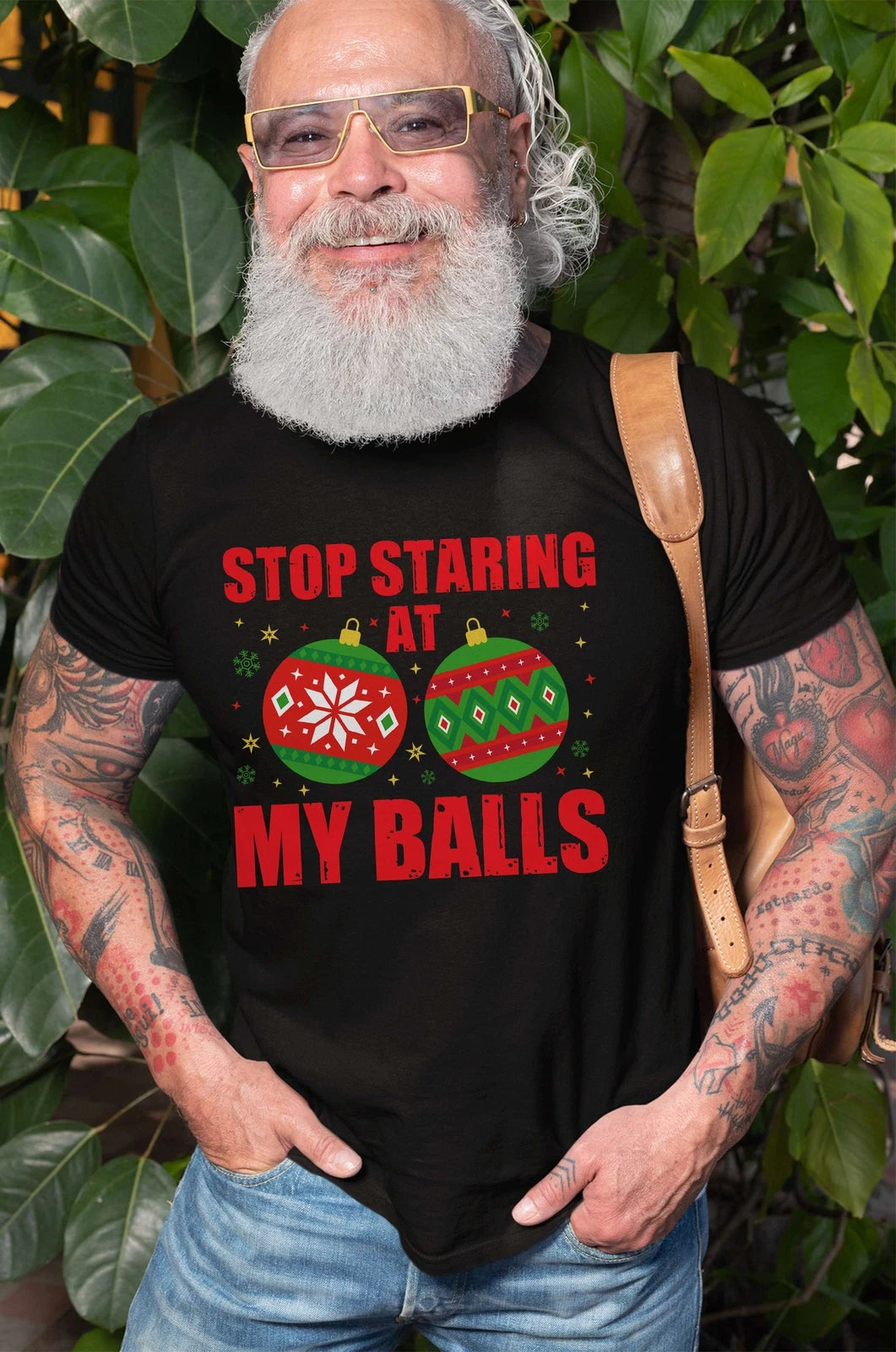 Funny Christmas Shirt Xmas Joke Tee Rude Offensive Shirt For Men Him Dad husband