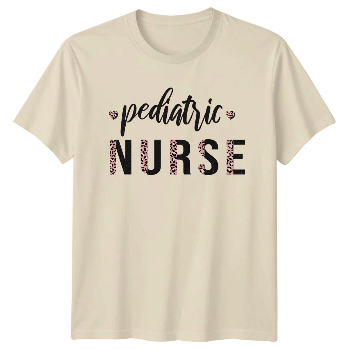 Pediatric Nurse Leopard T-Shirt - Cute Nurse Tee - pediatric NURSE