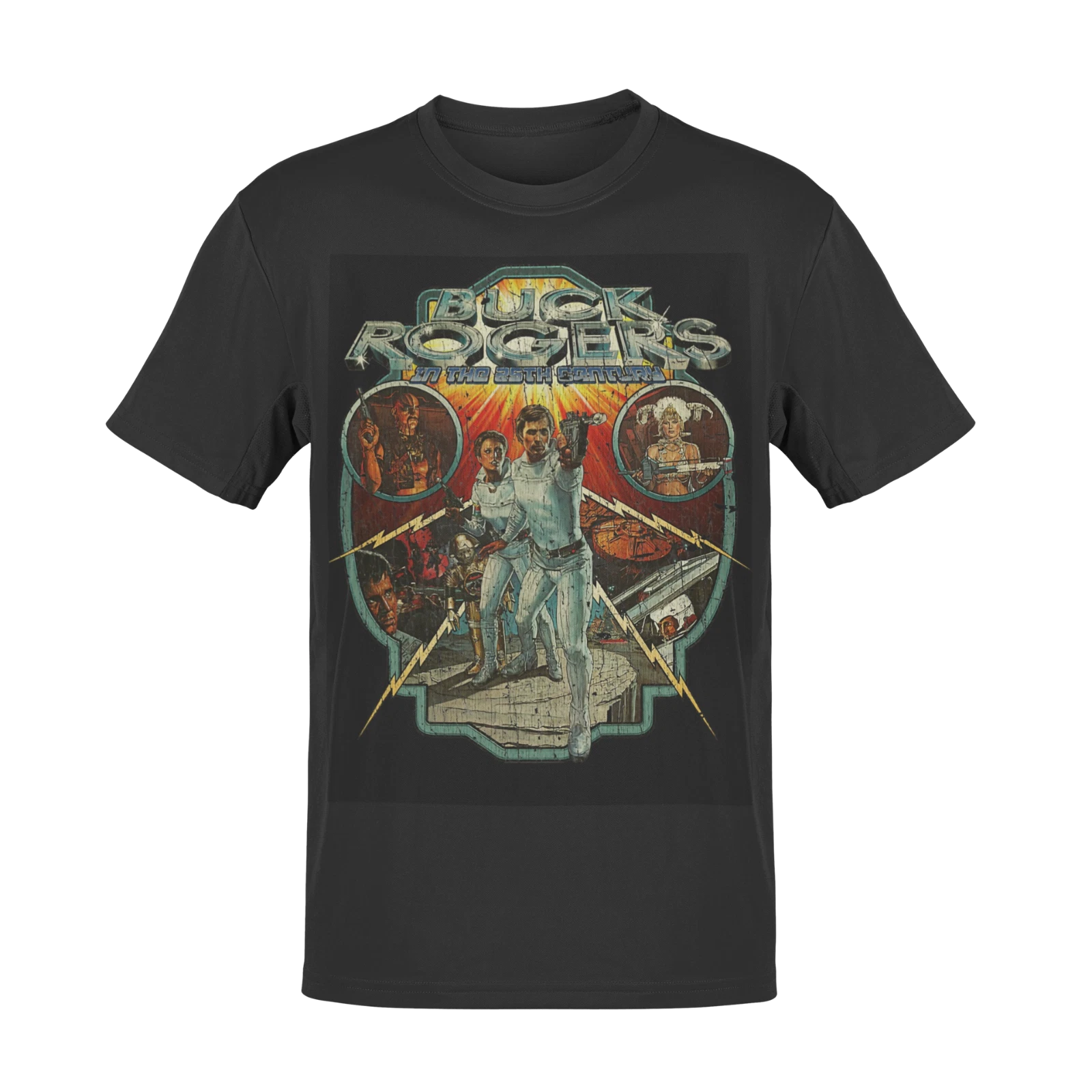 Buck Rogers Fan Art Horror Film Movie Funny Parody T Shirt Retro 90S Horror