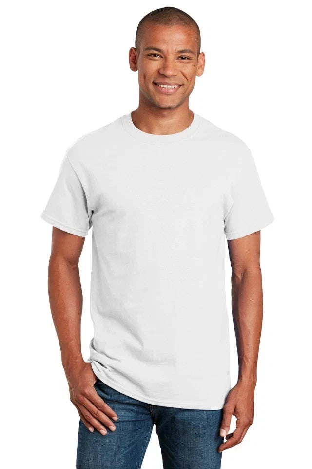Gildan G800 Mens 50/50 USA Cotton/Polyester T-Shirt Short Sleeves Plain T Shirt