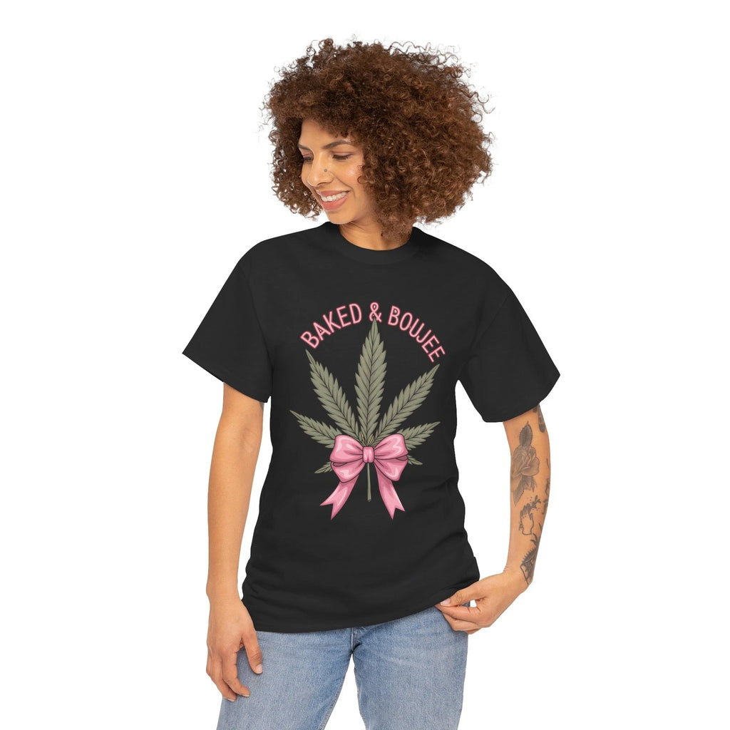 Subtle Humor T-Shirt - Understated & Witty Tee for Smart Baked Boujee