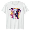 Colorful Dog Portrait T-Shirt Pet Lover Gift For Him And Her
