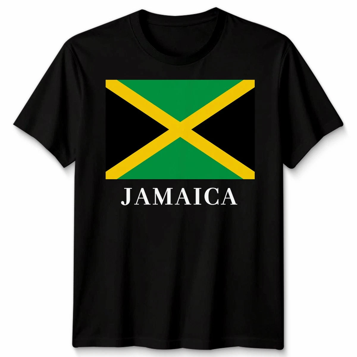 Jamaica Unisex T Shirt Retro Vintage Watercolors Sport Jamaican Flag Tee