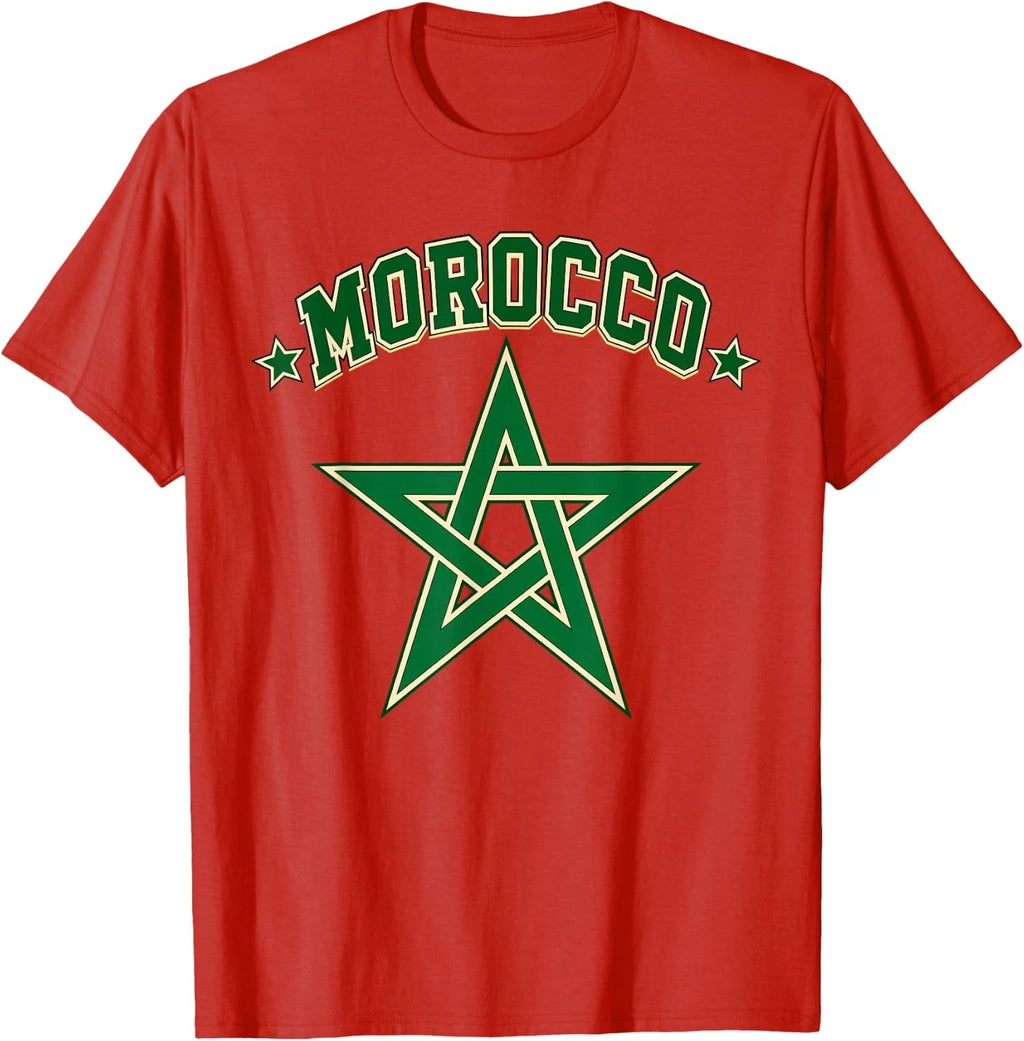 Morocco Flag Patriotic Moroccan Unisex T-Shirt