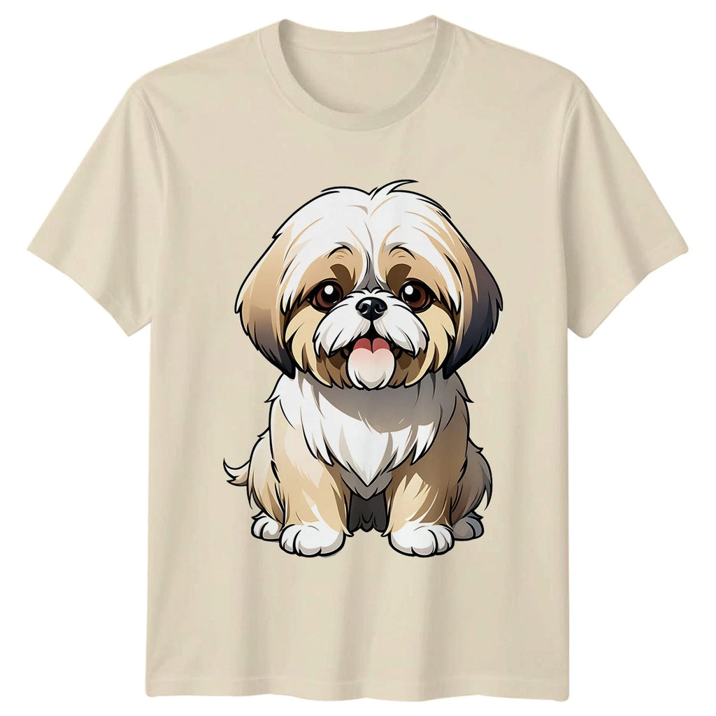 Cute Shih Tzu Dog T-Shirt Shih Tzu Dogs Birthday Gift For Him And Her