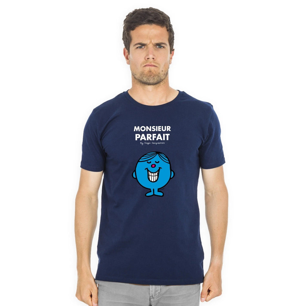 Men's Short Sleeve T-Shirt Monsieur Parfait Navy Blue