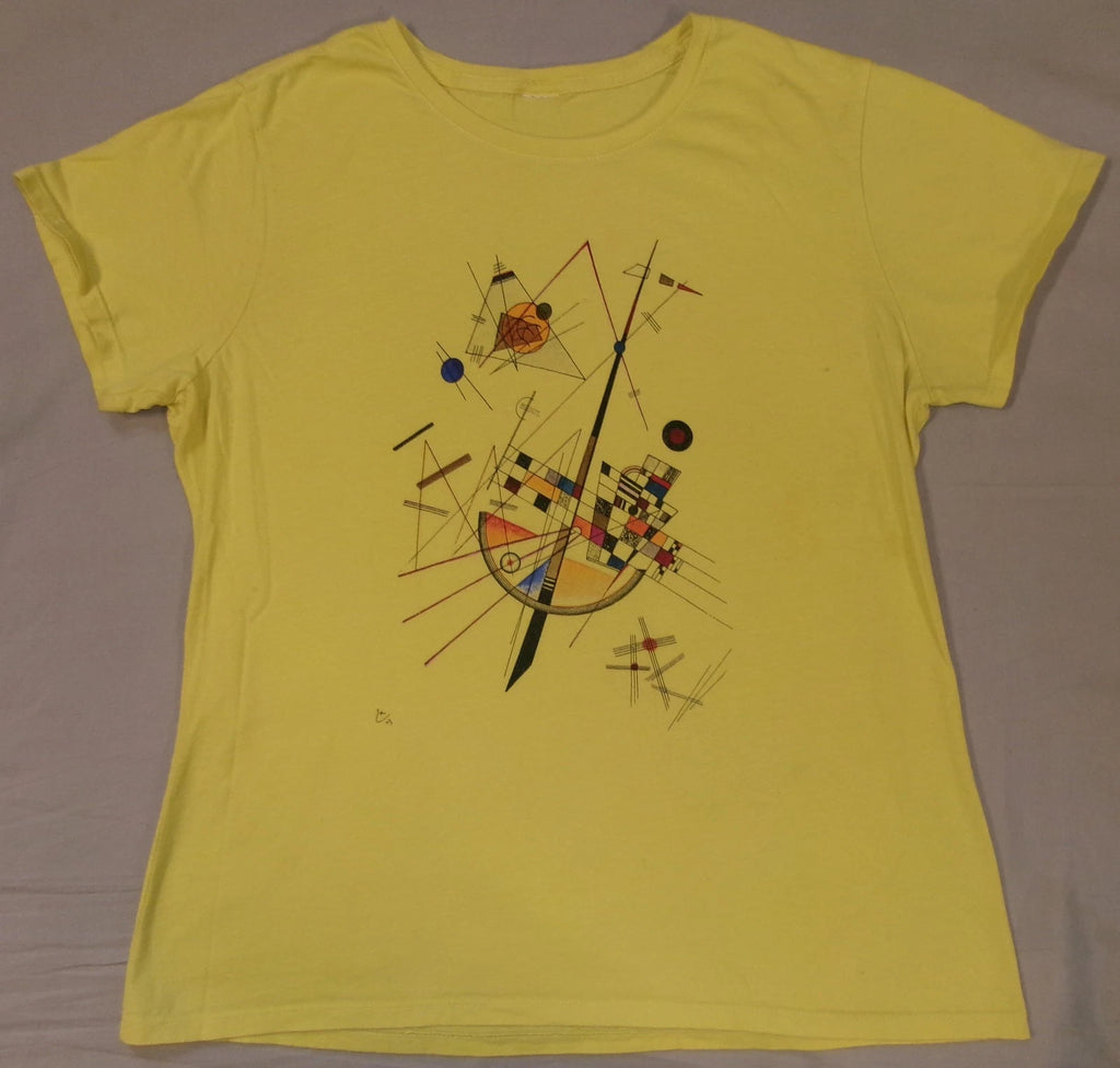 WASSILY KANDINSKY ART T SHIRT SzS DELICATE TERSION 1923 ZARTE SPANNUNG MODERN