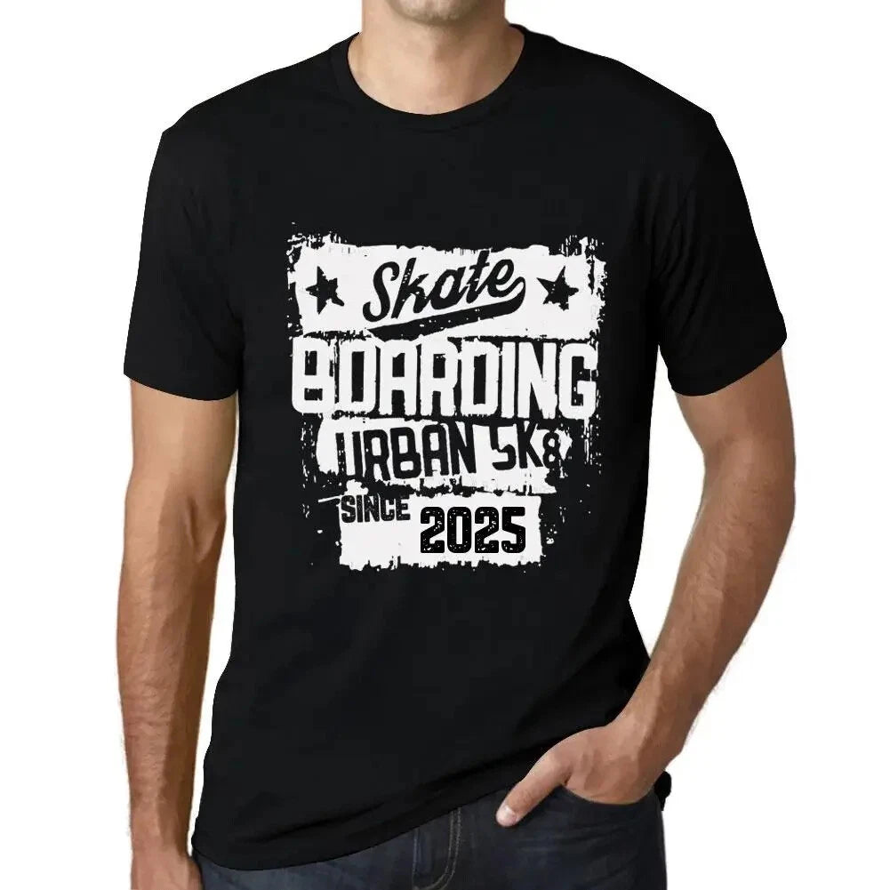 Men's Graphic T-Shirt Urban Skateboard Since 2025 Eco-Friendly Limited Edition