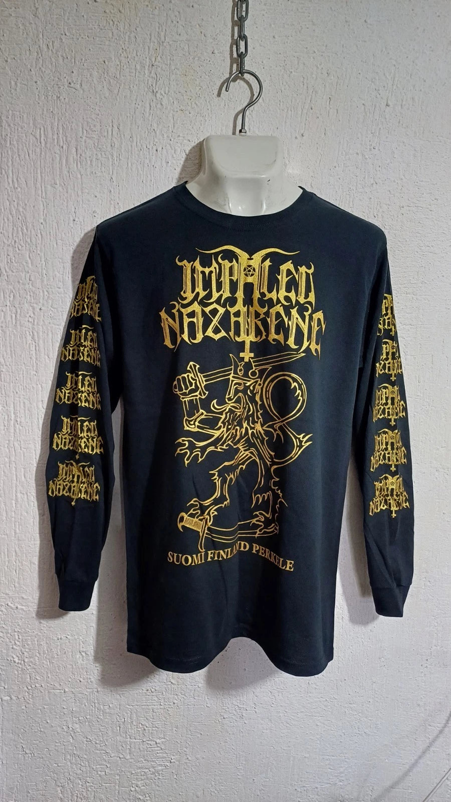 Impaled Nazarene suomi finland long sleeve shirt black metal nifelheim beherit