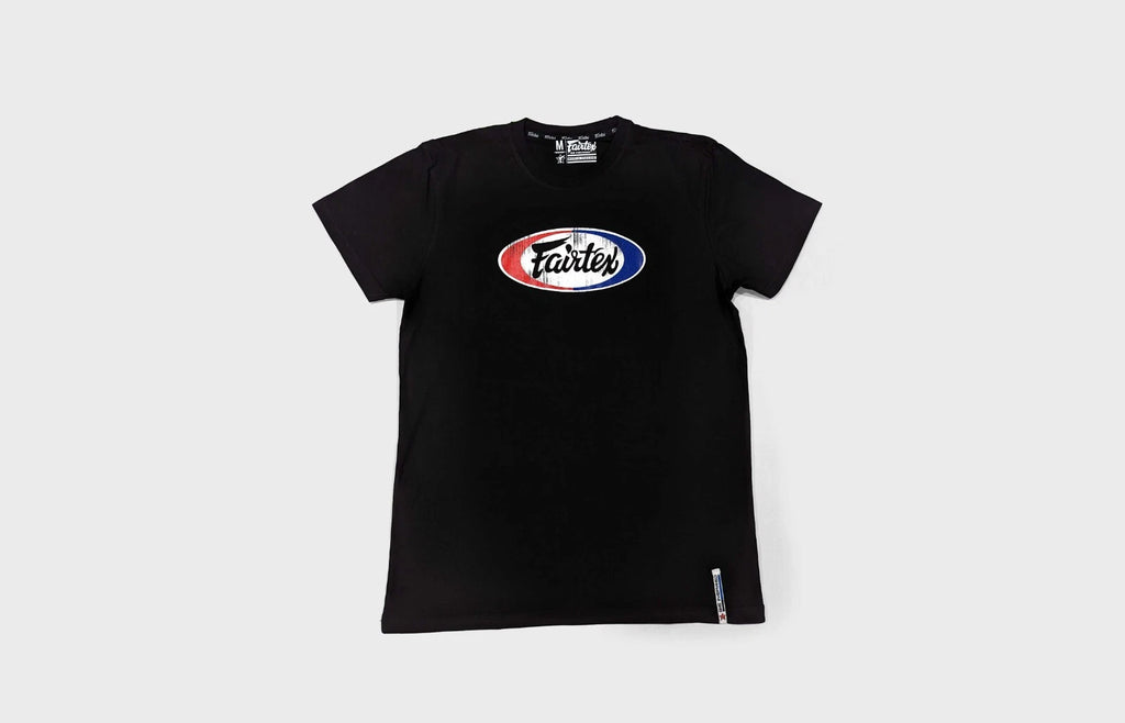 LOW STOCK: Fairtex Vintage T-Shirt - Black - S-2XL Available - READ DESCRIPTION