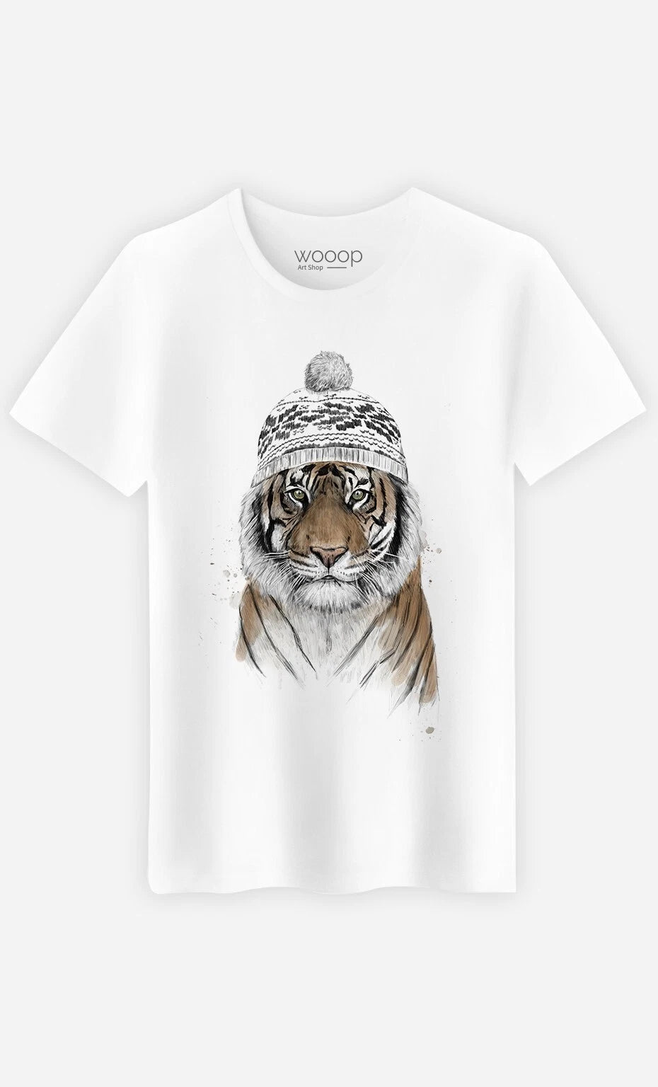 Men's Short Sleeve T-Shirt White, L'ORIGINAL CŒUR