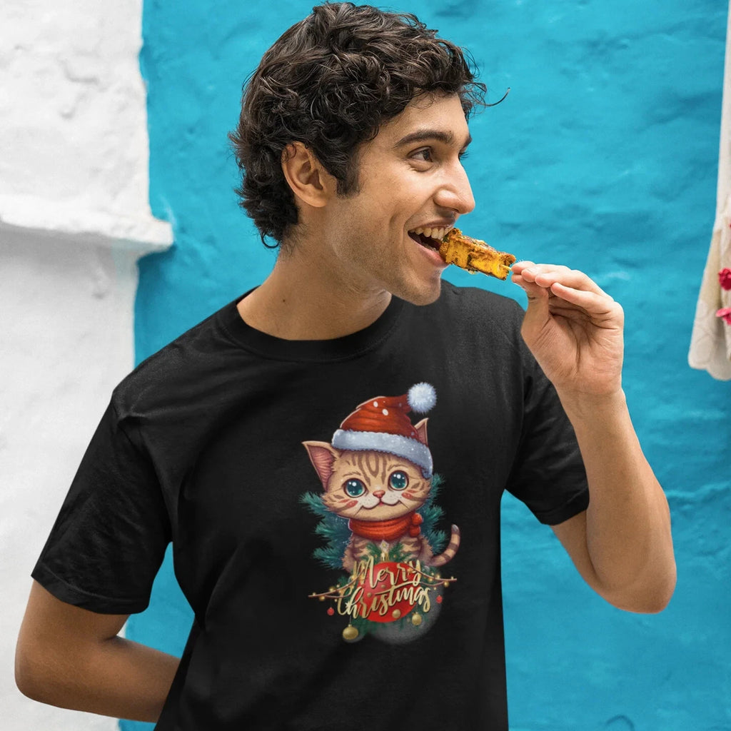Men’s Christmas Special Printed Round Neck Classic Fit T-Shirt | Premium Cotton