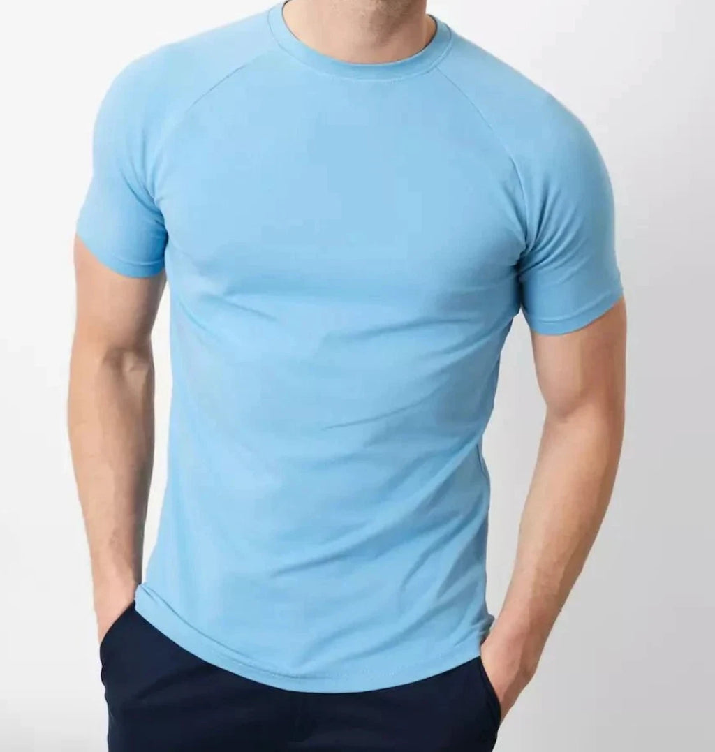 New Tailored Athlete Muscle Fit T-Shirt, Soft Blue, Extra Large