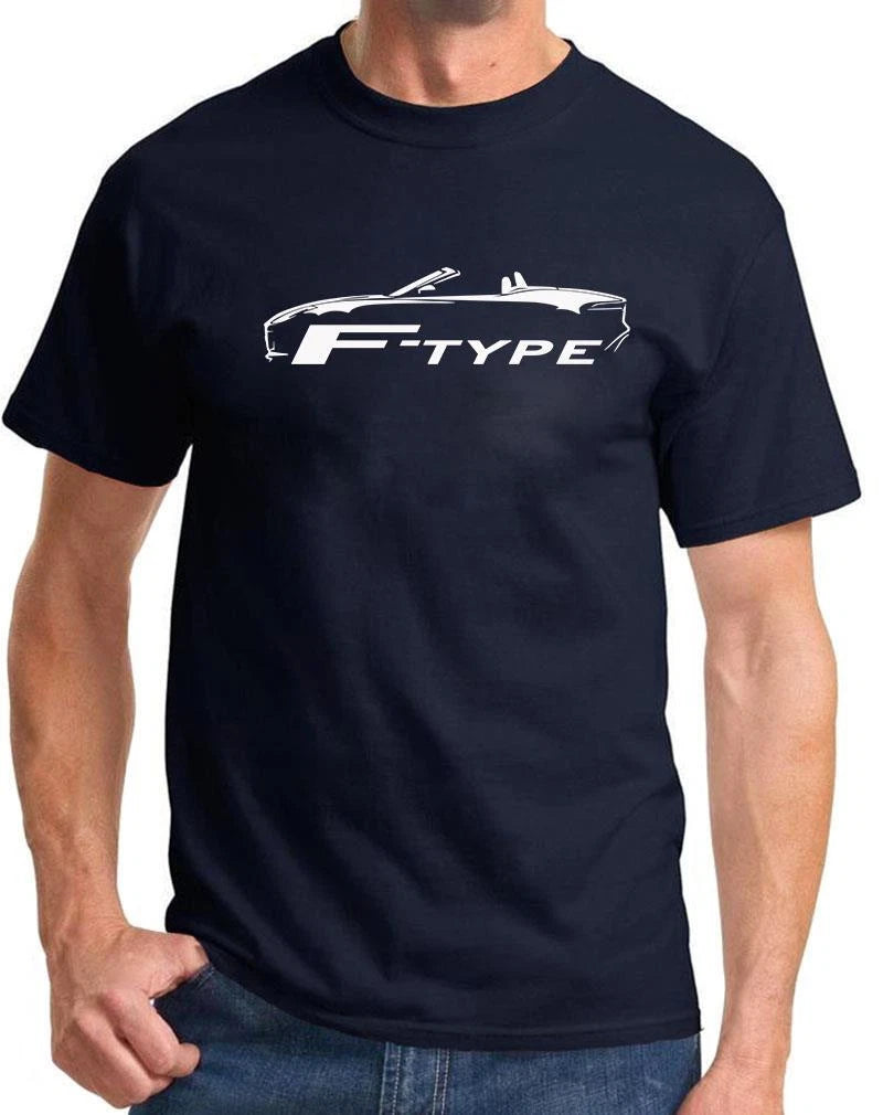 Jaguar F-Type Convertible Classic Outline Design Tshirt NEW COLORS