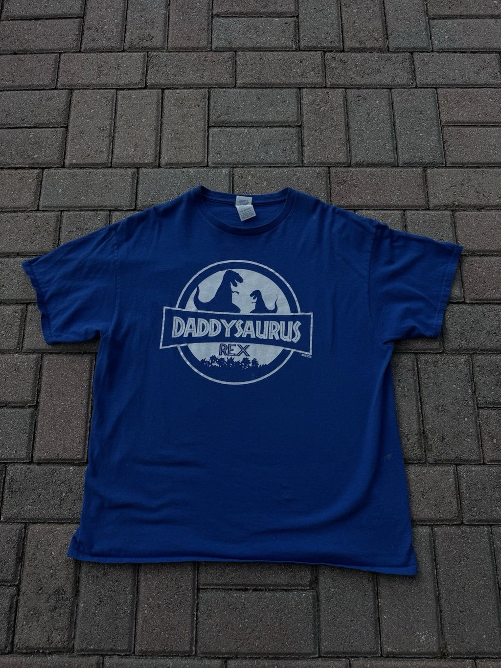 Daddysaurus Funny Humorous Dad Jokes Nerdy Dino Size XLarge