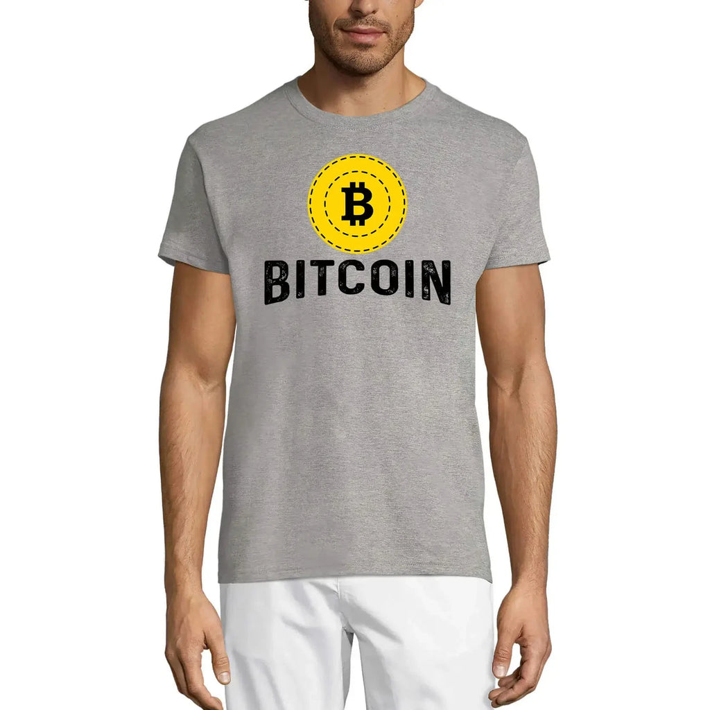 Men's Graphic T-Shirt Bitcoin Cryptocurrency - One Coin Funny - Blockchain