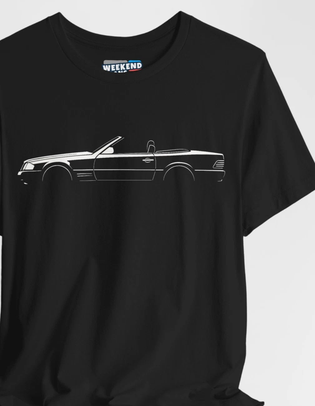 R129 Mercedes SL Roadster Silhouette Shirt : 1989 - 2002 SL-Class Graphic TShirt