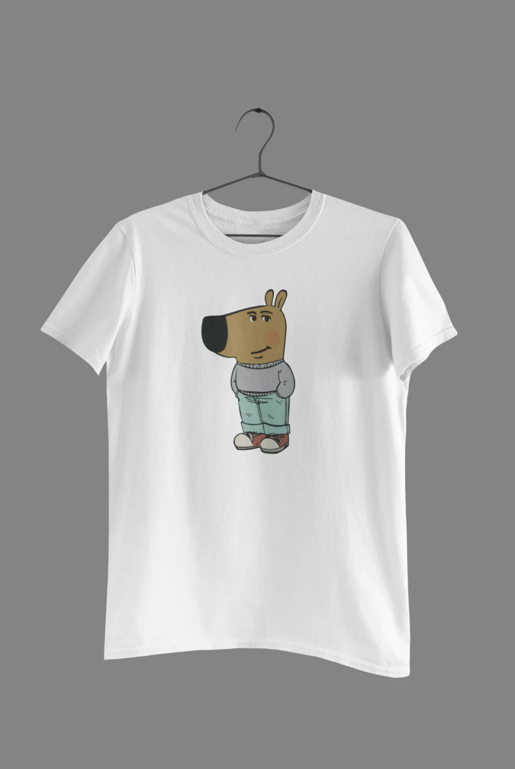 Chill Guy Funny Meme Men's Printed Cotton Unisex T-shirt Top Tee