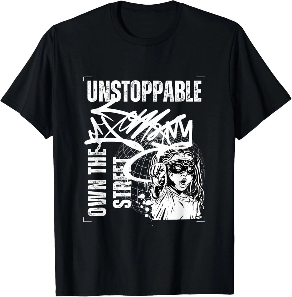 Streetwear Graphic Dark Skull Urban Aesthetic, Mens Fashion T-Shirt