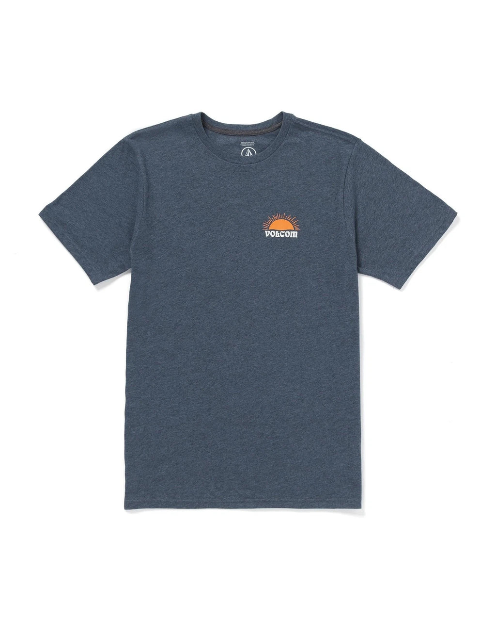 Volcom Men's Sunshiney Daze Short Sleeve Tee Navy Heather-Large