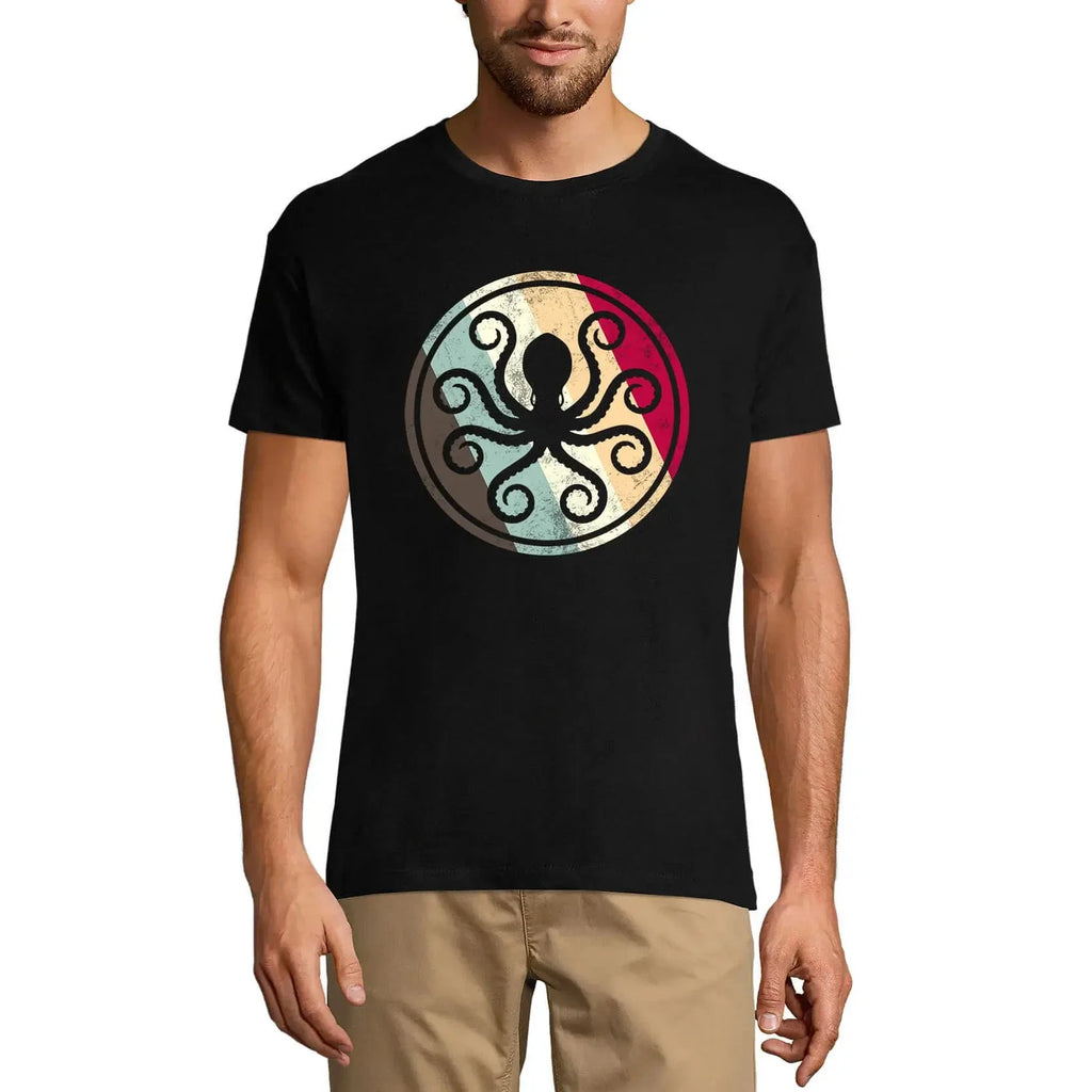 ULTRABASIC men's t-shirt octopus logo - retro octopus logo - retro