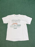 VINTAGE 2009 The 20th Annual Golden Games Florida Y2K White T Shirt Sz Large