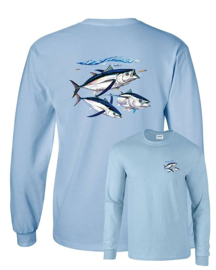 Albacore Tuna Saltwater Fishing Long Sleeve T-Shirt