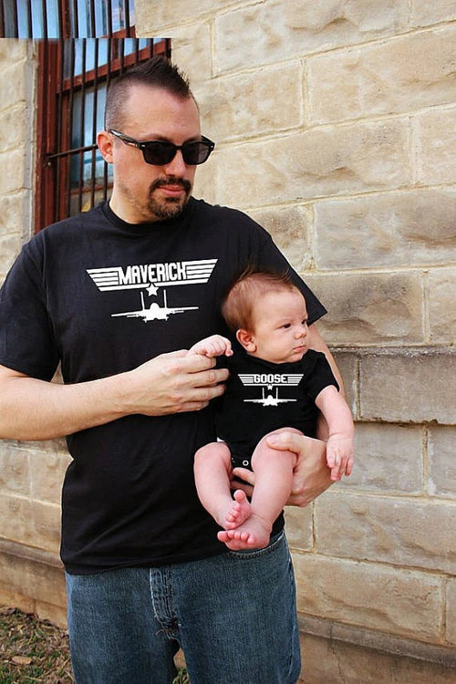 2 shirts | Father Son Matching Shirts | Maverick And Goose | Fathers Day Gift |