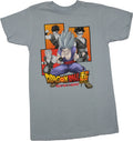 Dragon Ball Z New Adult T-Shirt - Beast Gohan Over Superhero Logo