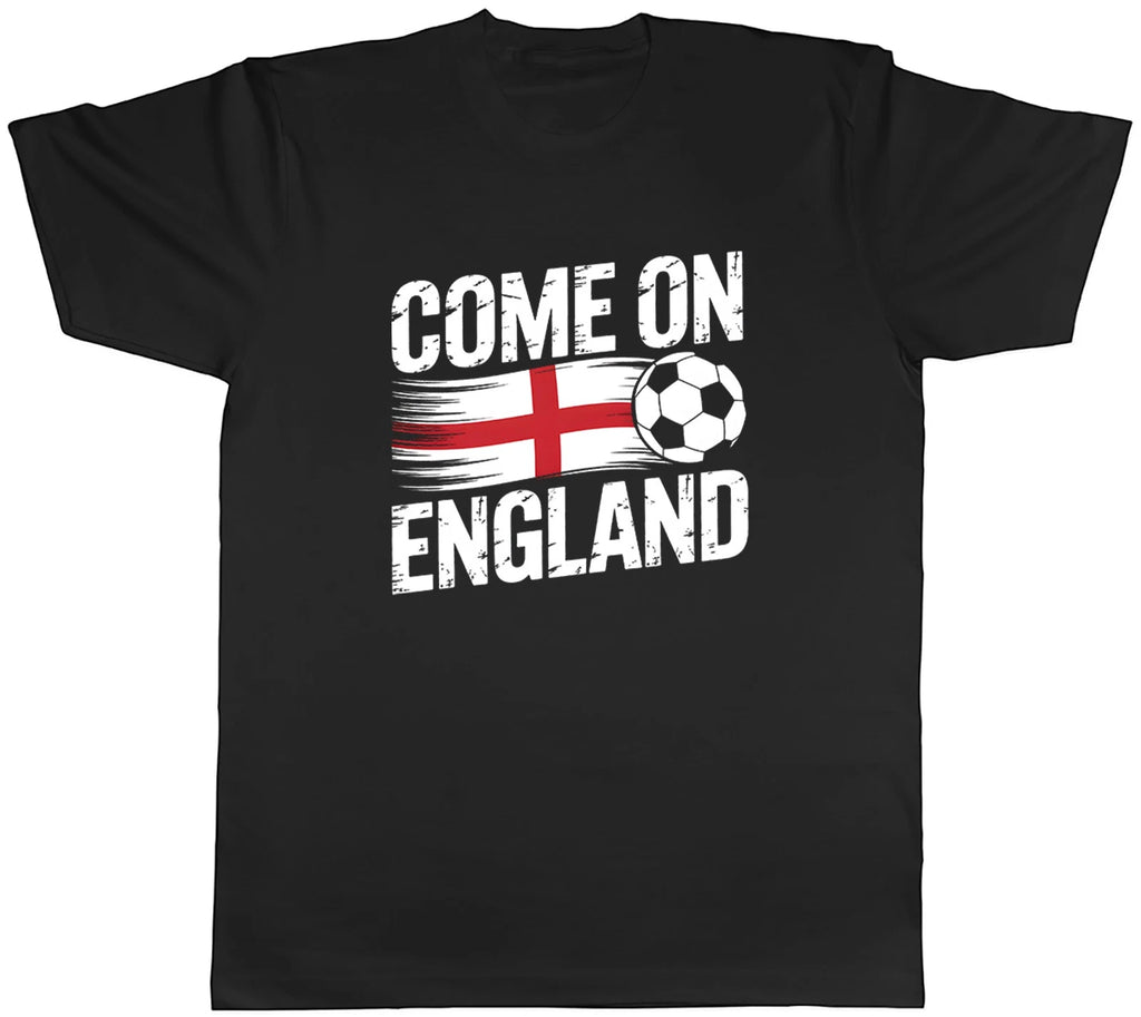 Come on England Supporter Football Fan Mens T-Shirt Tee Gift Top