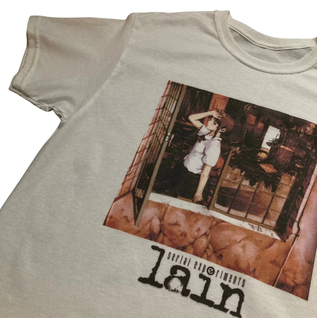 SERIAL EXPERIMENTS LAIN IWAKURA ANIME UNISEX t-shirt - high quality print