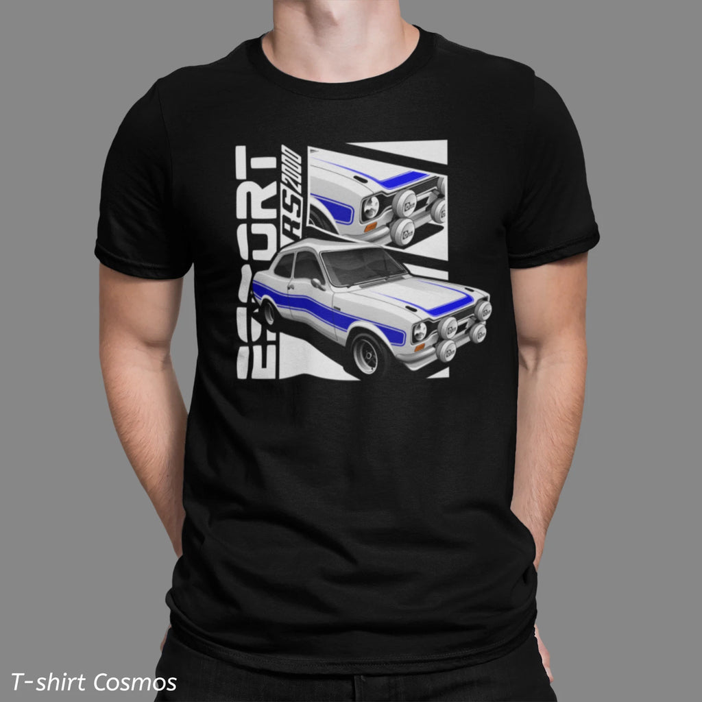 Retro MK1 Escort RS2000 Ford Car T-shirt, classic car, Dads gift, old school